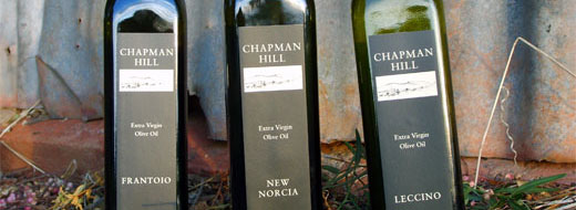 Chapman Hill grows the Frantoio, Leccino and New Norcia olive varieties.